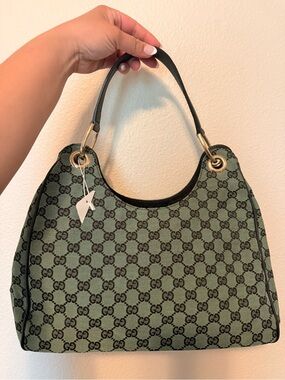Gucci Canvas Colbert Hobo Bag